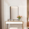 32 Inch x 20 Inch Metal Frame Wall-Mounted Rectangle Mirror-Black - Gallery View 1 of 11