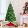 6-foot pre-lit fiber optic artificial Christmas tree with 617 branch tips, perfect for indoor holiday decoration.