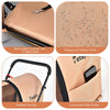 Double pet stroller with removable cushion, waterproof oxford cloth, and convenient side pocket for easy travel.