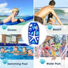 41-inch lightweight bodyboard with crescent tail, made of EPS core and XPE deck, perfect for ocean and pool fun.