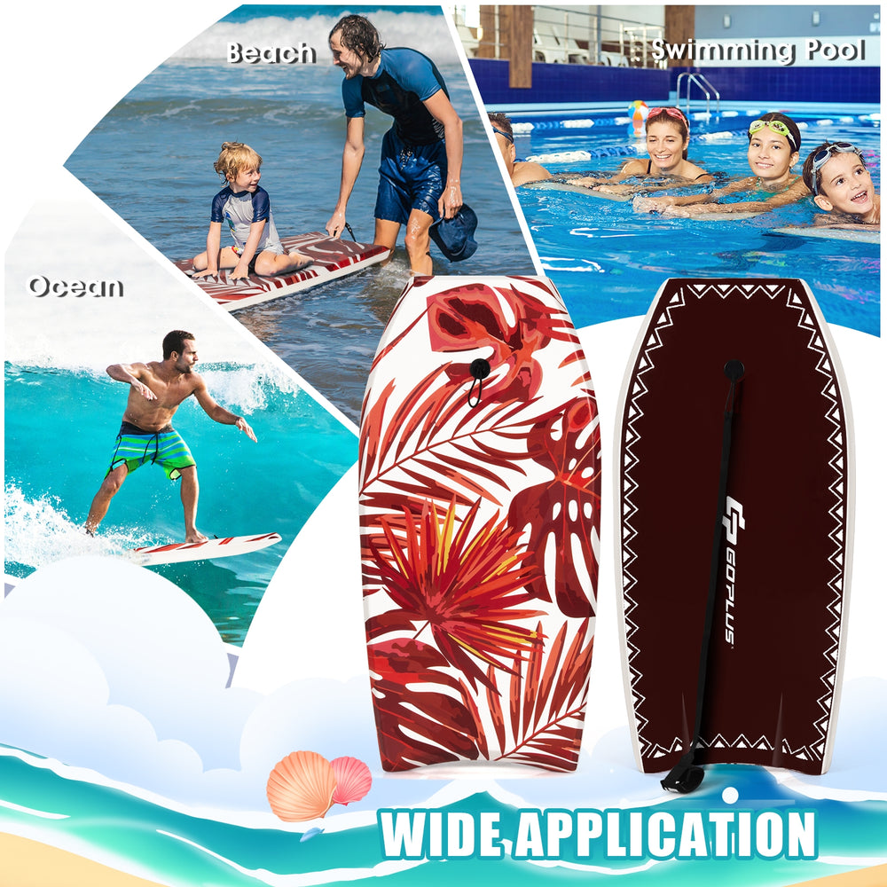 41-inch lightweight surfboard with EPS core and XPE deck, ideal for kids and adults at the beach, pool, or ocean.