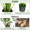 5 feet artificial monstera tree set with 15 large leaves and sturdy trunks, perfect for indoor or outdoor decoration.