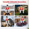 8.7 ft inflatable Christmas nutcracker decoration in a classic costume, ideal for enhancing outdoor holiday festivities.