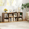 8-Cube Bookcase Bookshelf with 2 Anti-Tipping Kits Storage Organizer-Natural - Gallery View 1 of 11