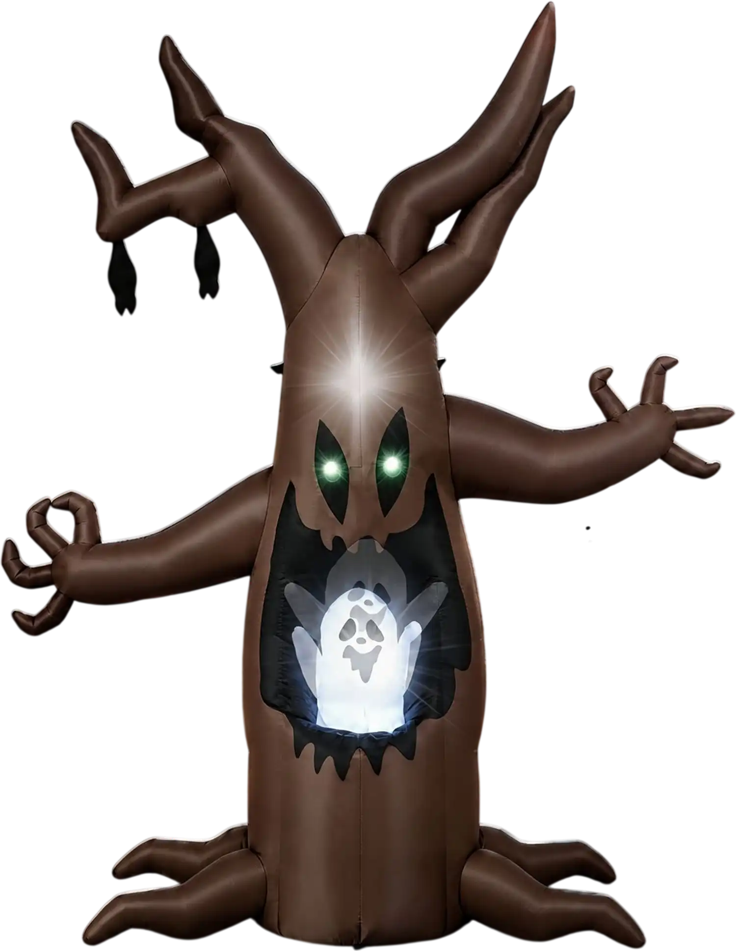 Costway 8' Halloween Inflatable Tree Animated Popping Ghost 27068342 New