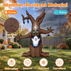 8 FT Halloween inflatable tree features an animated ghost, LED lights, and weather-resistant fabric for outdoor displays.
