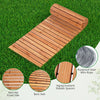 8 FT Wooden Garden Pathway with Non-Slip Surface for Patio - Gallery View 10 of 11