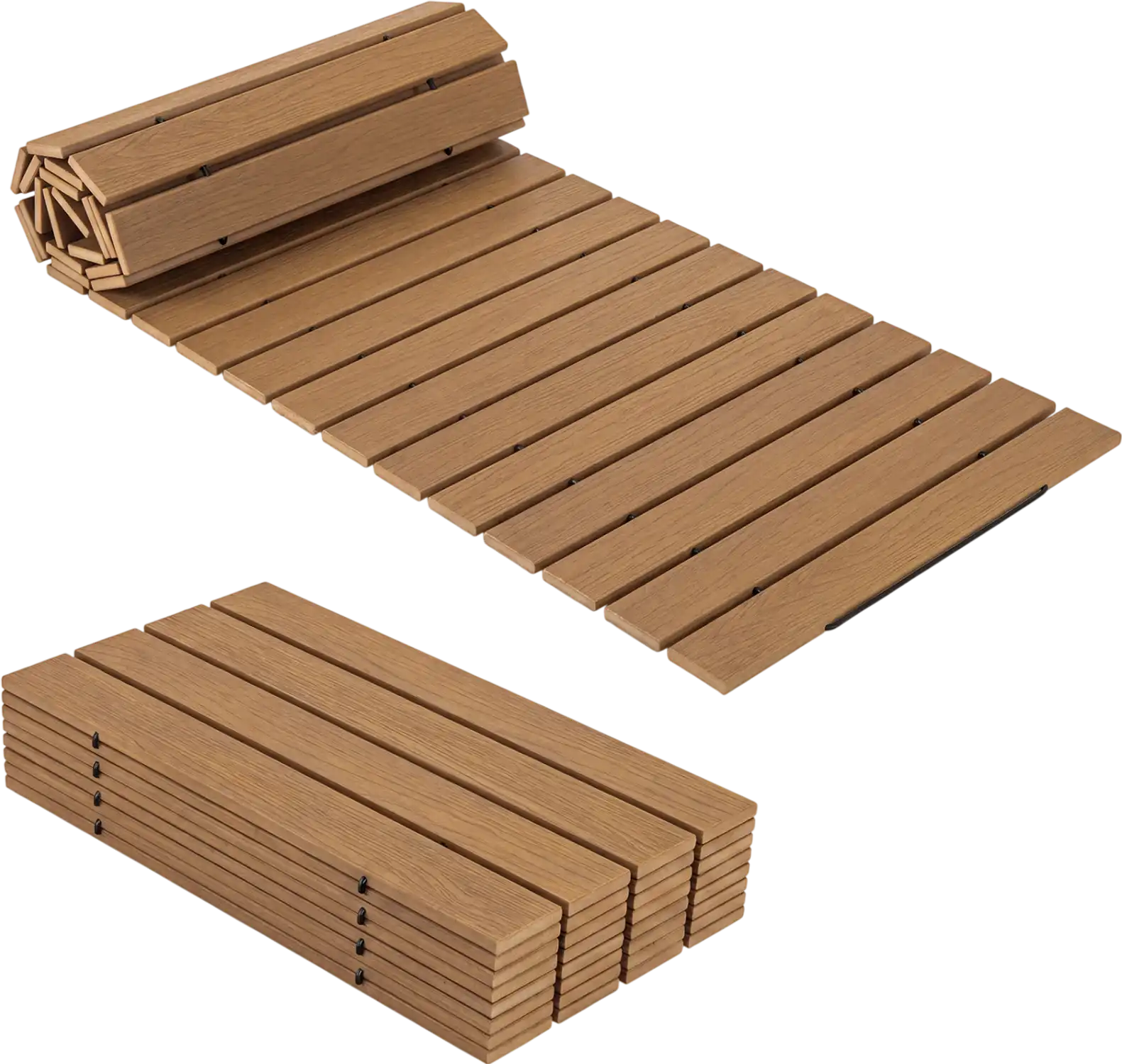 Costway 8' Outdoor Pathway Straight Roll-Out Patio Boardwalk 19152224 New