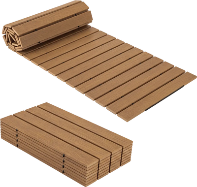Costway 8' Outdoor Pathway Straight Roll-Out Patio Boardwalk 19152224 New