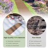 8-foot outdoor pathway boardwalk in brown, made of high-quality HDPE material, ideal for garden and patio use.