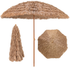 8 Feet Patio Thatched Tiki Umbrella Hawaiian Hula Beach Umbrella