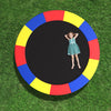 8 Feet Trampoline Pad Replacement Safety Pad with Fixing Straps (Multicolor) - Gallery View 1 of 10