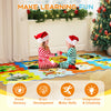 Colorful 8-piece educational animal interlocking play mat for cognitive development and safe playtime.