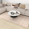 EVA foam floor tiles with wood texture, showcasing interlocking design for customizable coverage in living spaces.