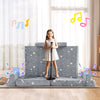 8 Pieces Modular Kids Play Couch Glow in the Dark Toddler Sectional Sofa-Gray - Gallery View 1 of 10