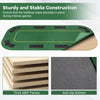 Close-up of the anti-slip bottom of the 79" foldable poker table top, ensuring stability during intense games.