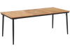 79 Inch Acacia Wood Outdoor Dining Table for 8 with 1.9 Inch Umbrella Hole