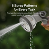 Betta EaseReel Battery-Powered Retractable Hose Reel System - 8 Spray Patterns for Every Task