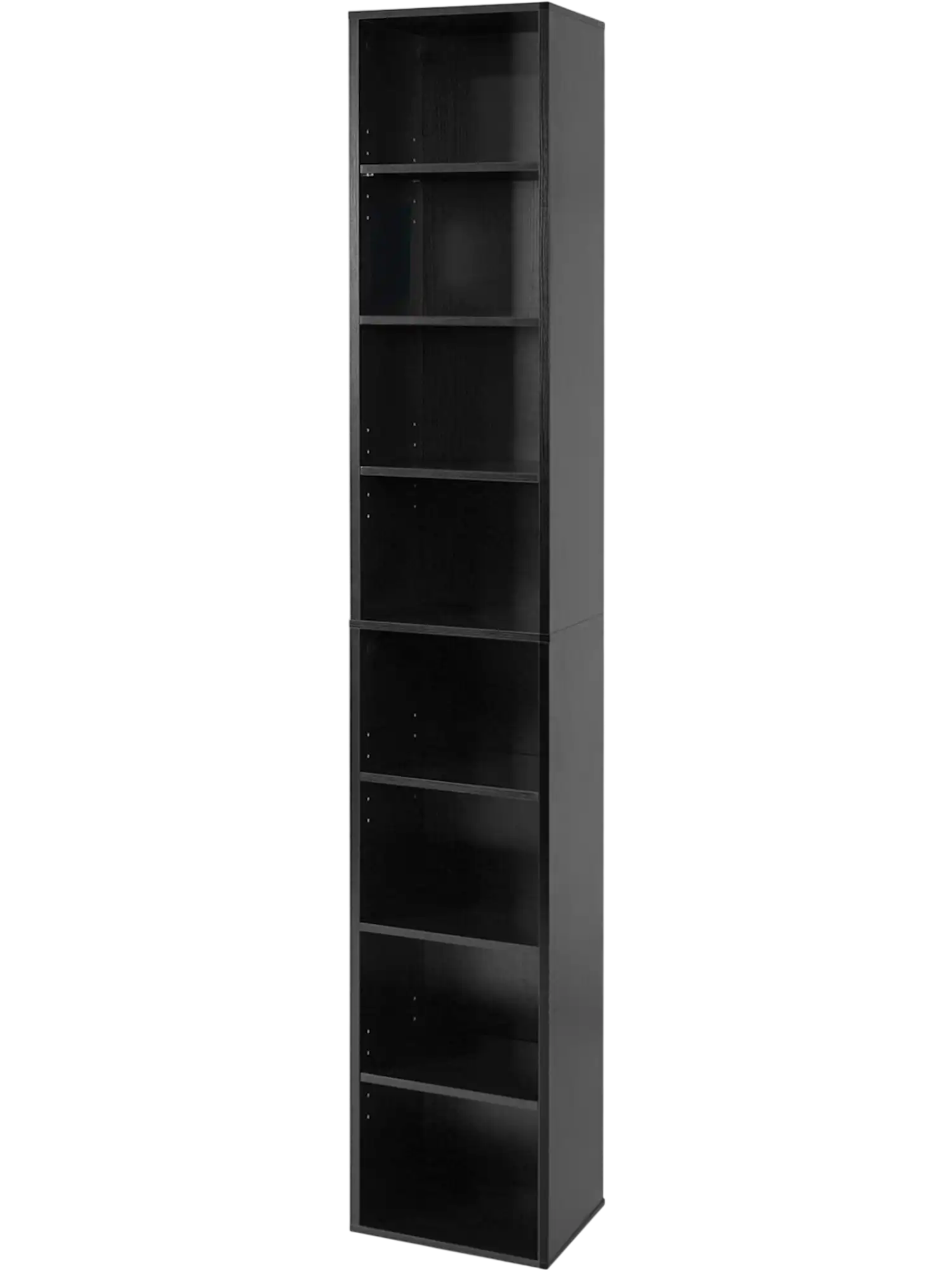 Costway 8-Tier Narrow Bookshelf w/ Adjustable Shelves & Storage Cubes 66697924 New
