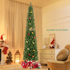 5/6/7/8 Feet Pencil Christmas Tree with 295/392/523/671 Memory Wire Branch Tips and Upgraded Metal Stand-8 ft - Gallery View 1 of 9