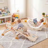 8-in-1 Foldable Climbing Toys for Toddlers Rocket-Themed-Macaron - Gallery View 1 of 9