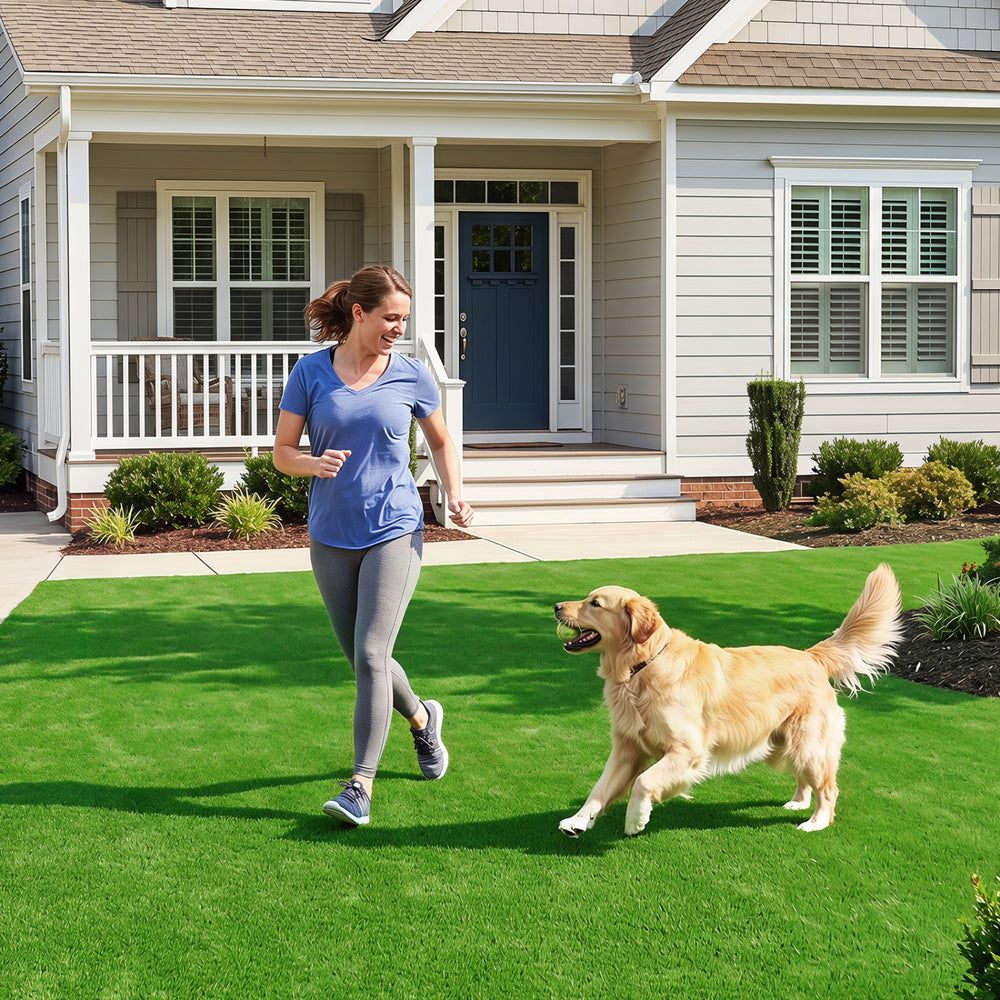 8 x 5 Feet Artificial Turf Rug with Low 0.3 inch Pile Height-S - Gallery View 1 of 10