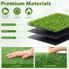 Artificial turf rug with low 0.3" pile height, made from premium materials, ideal for high traffic areas and easy.