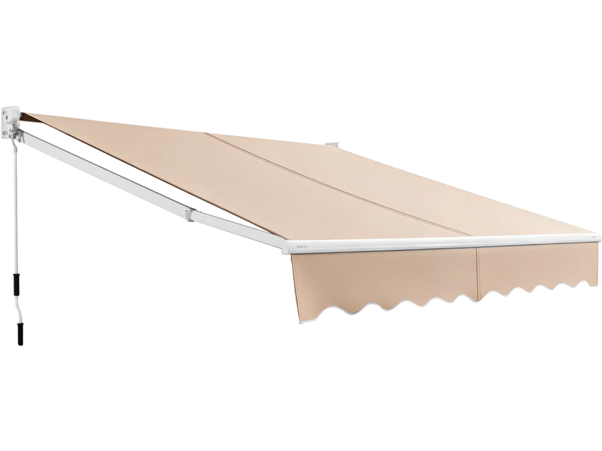 Costway 8' x 6.6' Patio Retractable Awning Manual Crank Handle 52304698 New
