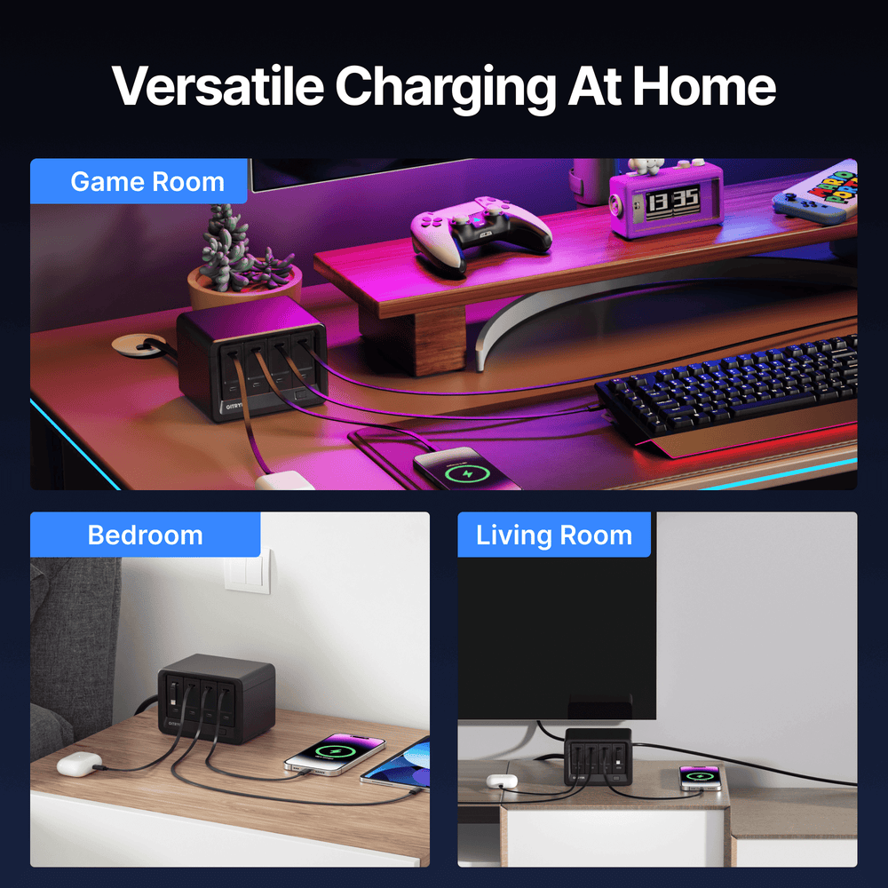 Giraffe Tools Smart Desktop Charging Station 12-in-1 ( / ) New