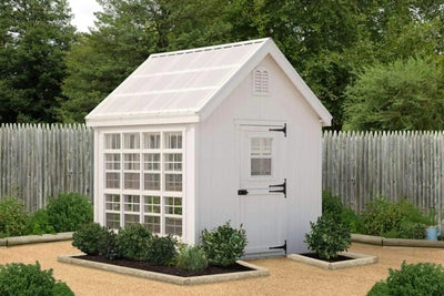 Little Cottage Company 8 ft. x 8 ft. Colonial Gable Greenhouse DIY Kit New