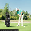 9.5 Inch Lightweight Golf Cart Bag with 15 Way Top Dividers-Black - Gallery View 1 of 10
