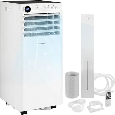 Costway 9000 BTU Portable Air Conditioner Dehumidifier 24H Timer 26823052 New