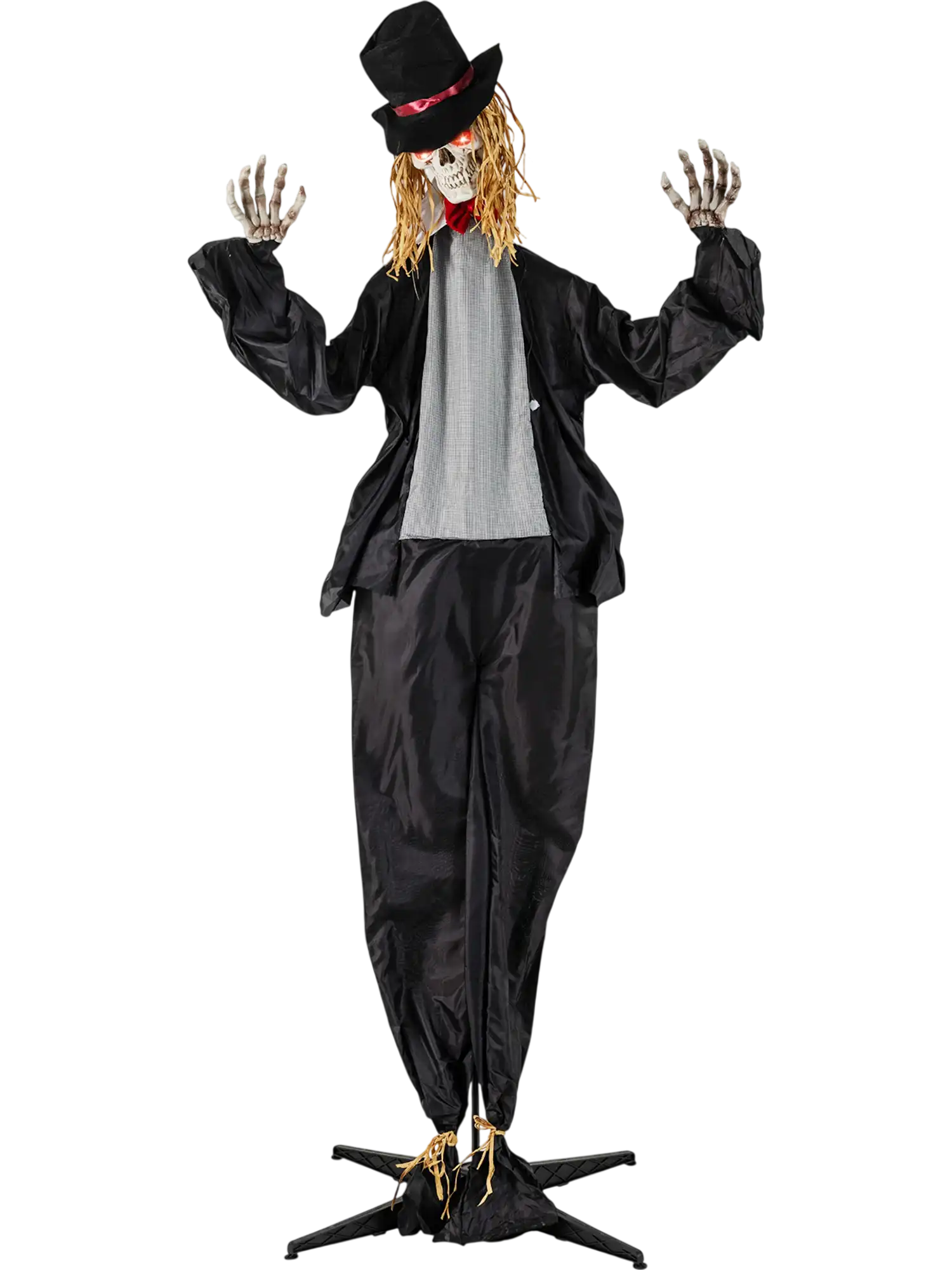 Costway 7.2' Halloween Animatronic Standing Groom Haunted House Decoration 42835046 New