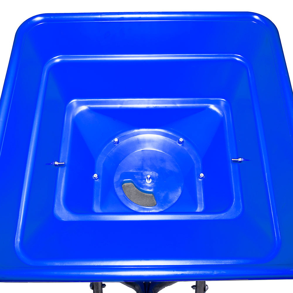 Earthway 90399 Ice Melt Broadcast Spreader Stainless Steel 100 Lbs Hopper New