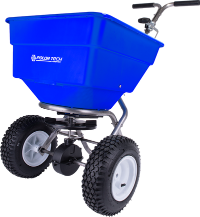 Earthway 90399 Ice Melt Broadcast Spreader Stainless Steel 100 Lbs Hopper New