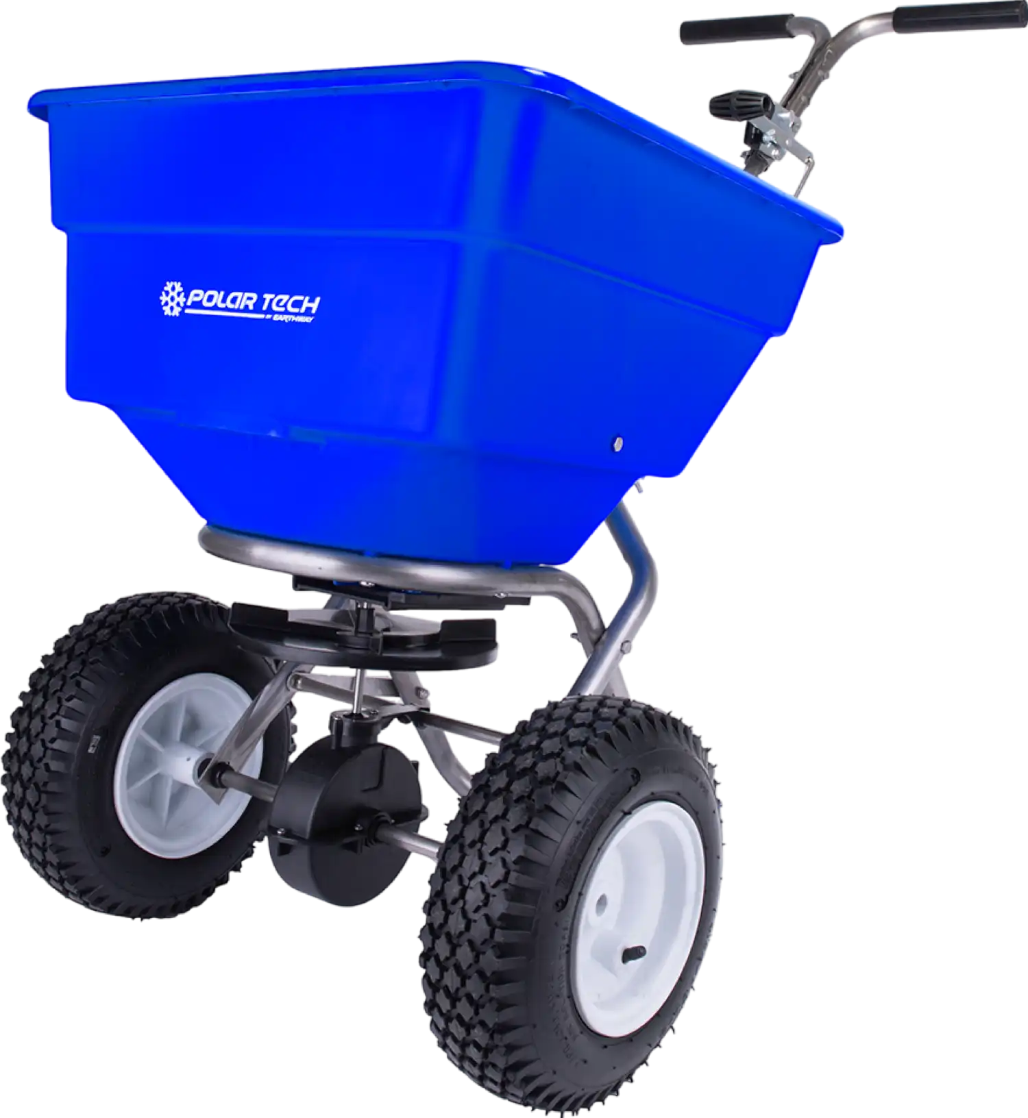Earthway 90399 Ice Melt Broadcast Spreader Stainless Steel 100 Lbs Hopper New