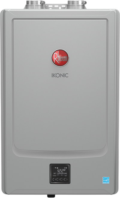Rheem IKONIC RTGH-SR11I 11.2 GPM Indoor Tankless Gas Water Heater w/ Recirc Pump Super High-Efficiency Condensing New