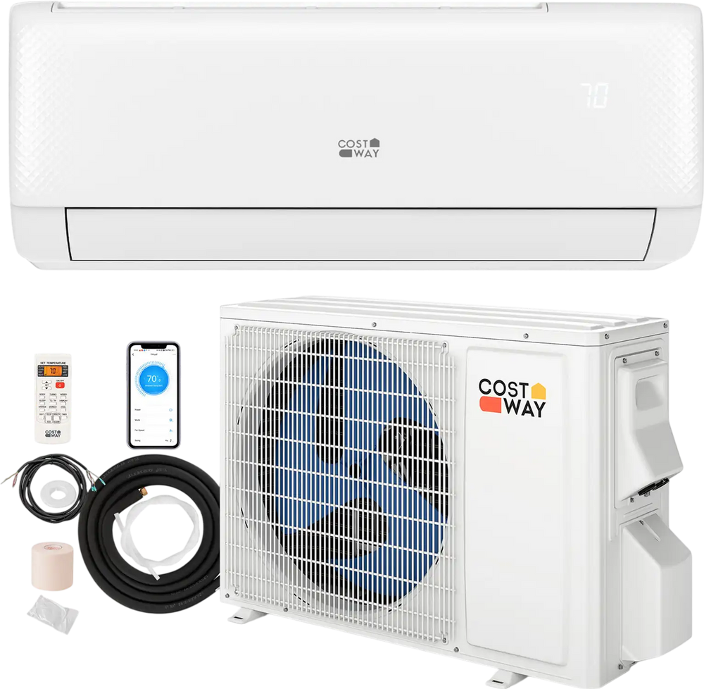 Airtural Series 9100 BTU 20.5 SEER2 WiFi Enabled Mini Split AC 115V Compatible with Alexa
