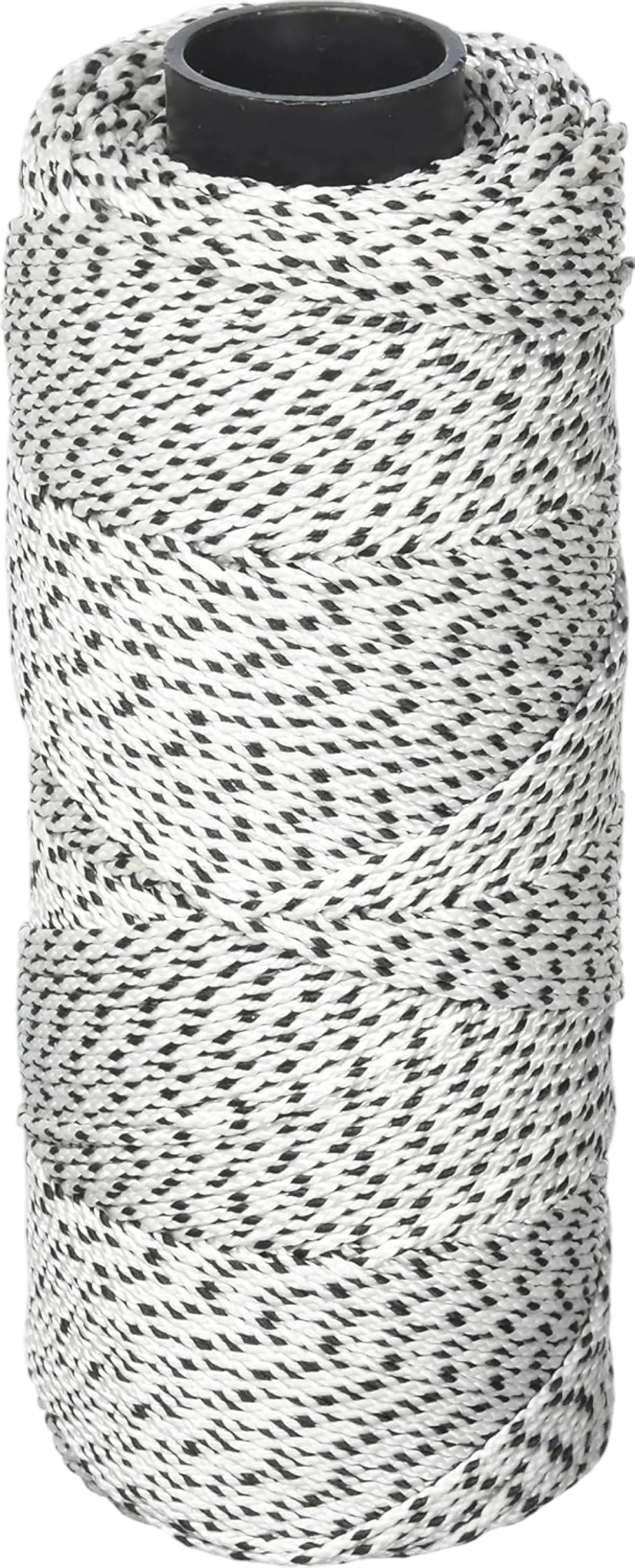 Bon 11-285 Bonded Braided Nylon Flecked Line 500' White/Black Flecks New