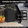 91 Qt insulated food pan carrier in black, designed for SUVs and trucks, ideal for outdoor parties and camping.