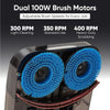 Dapper Supply Mini Automatic Floor Scrubber 16" Battery Powered 1 Gal. Tank New