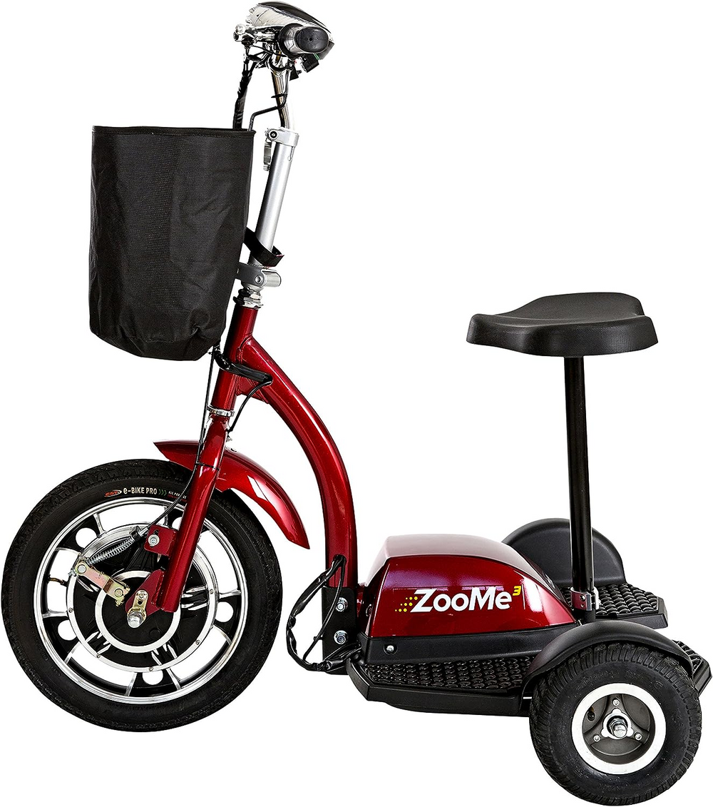 Drive Medical ZOOME3 Foldable Mobility Scooter 3-Wheel Red New
