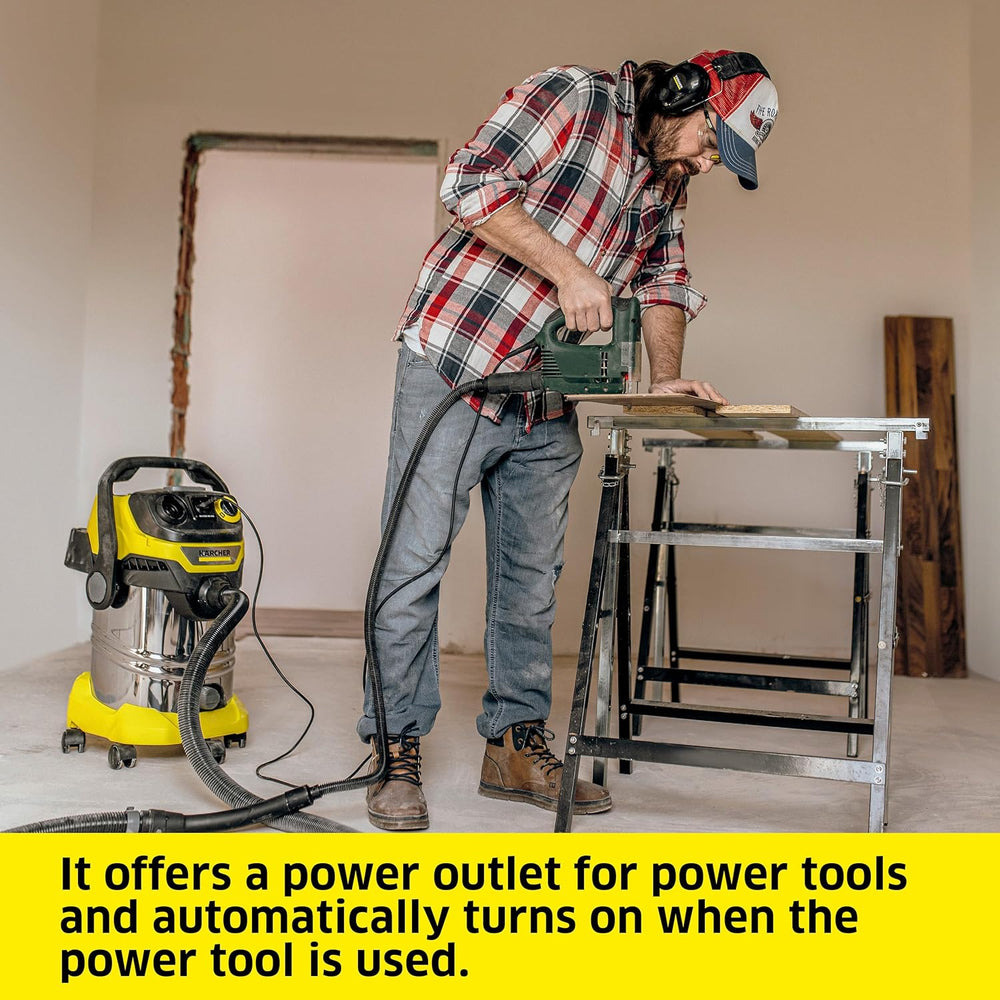 Karcher WD 6 P S Shop Vacuum 8 Gal. Wet Dry with 11.5 ft. Hose New