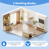 94.5 pints dehumidifier in a modern living room, featuring LED display and 24-hour timer for customized humidity.