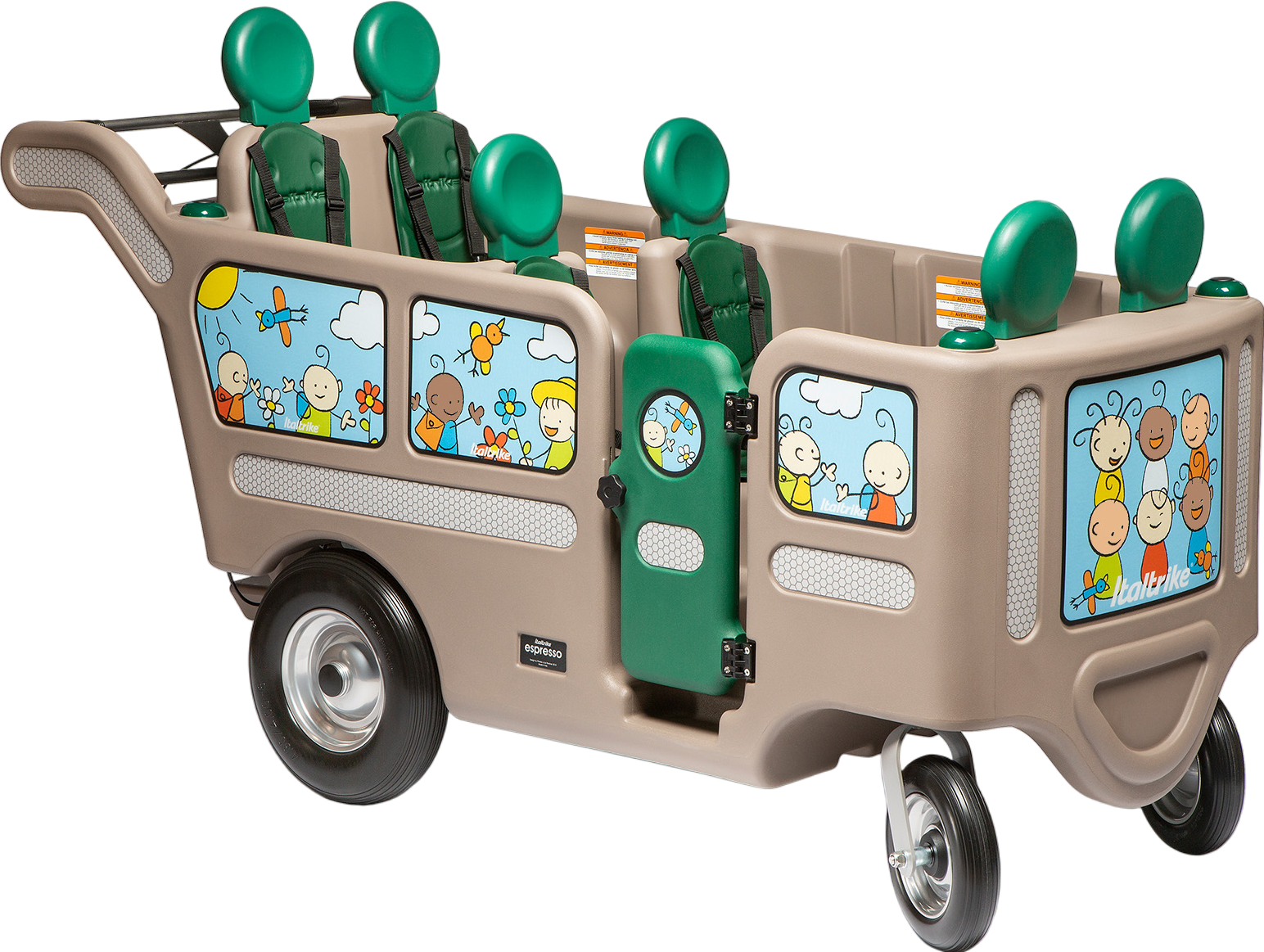 Gaggle Espresso 6 Seat Buggy Stroller New