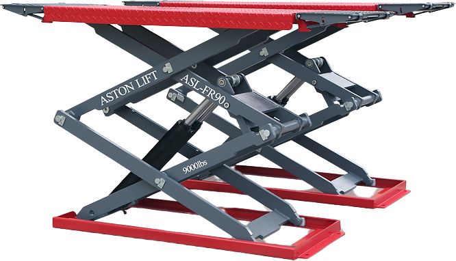 Aston Technologies ASL-FR9022 Full-Rise Scissor Lift 9,000 Lbs 72