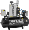Schulz SRP-3000 Compact Air Compressor 7.5 HP 60 gal. 460V 3-Phase Horizontal New