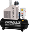 Schulz SRP-3025 Compact Air Compressor 25 HP 80 gal. 460V 3-Phase Horizontal New