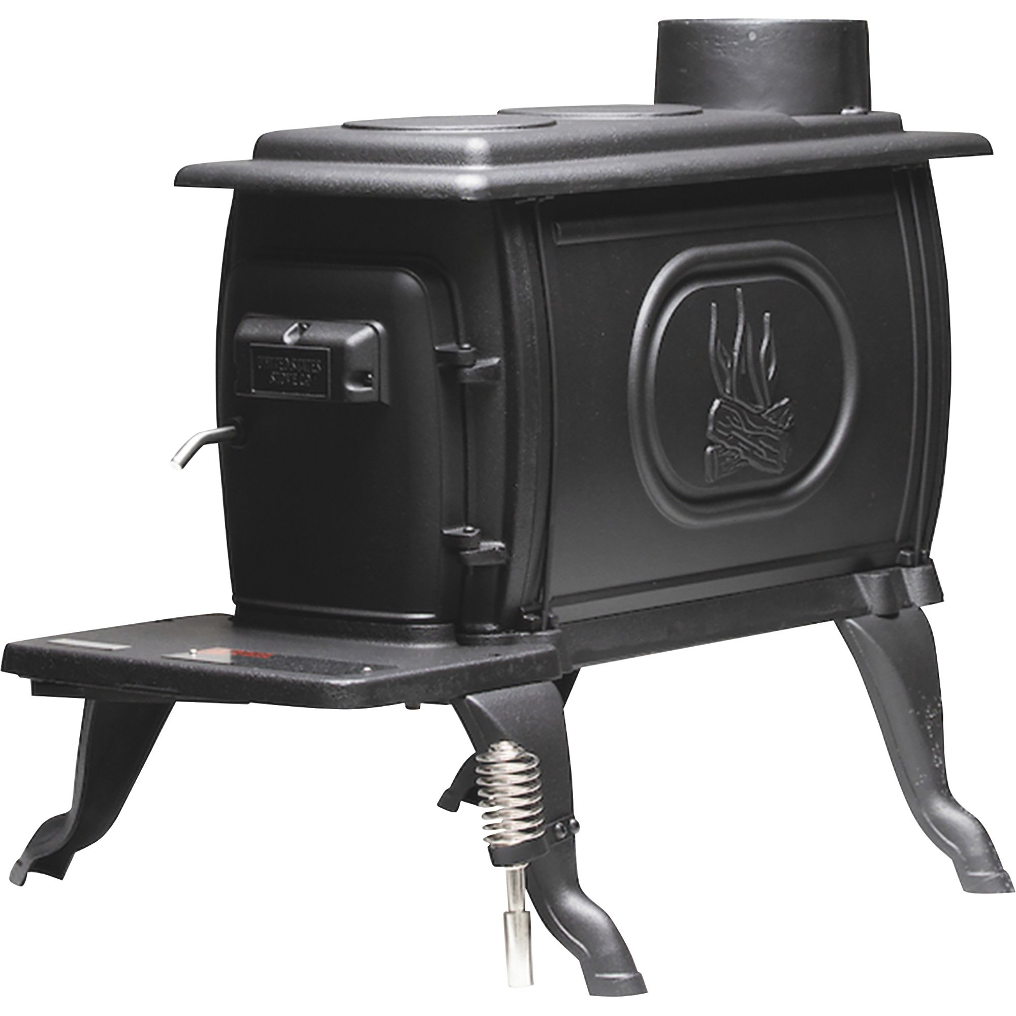 Plow & Hearth 12130-BK Cast Iron Wood Stove Kettle  