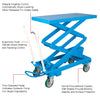 Bishamon BX-50W MobiLift Industrial Mobile Lift Table Double Scissor Manual 1,100 Lbs Load New